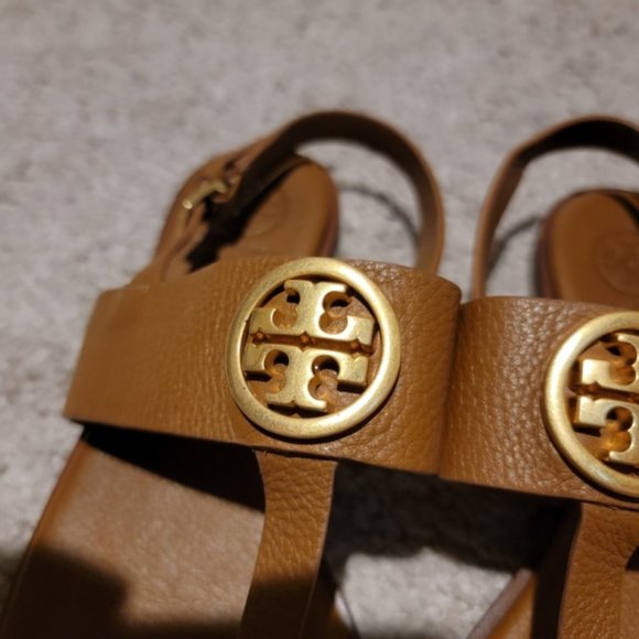 Tory Burch Benton 2 Slingback Thong Sandals Size 6.5 - Picture 4 of 8